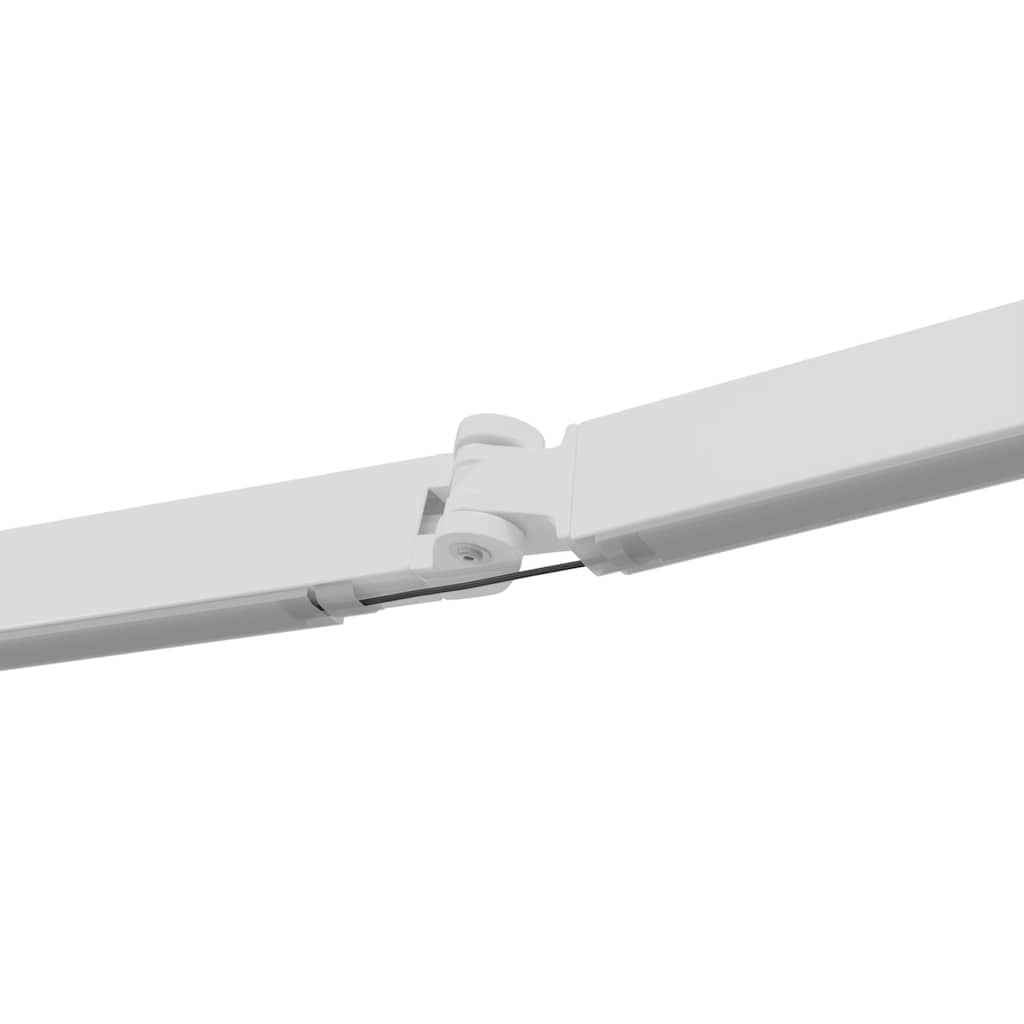 Okvir tende S LED lampica Bijelo 350 x 250 cm Aluminij