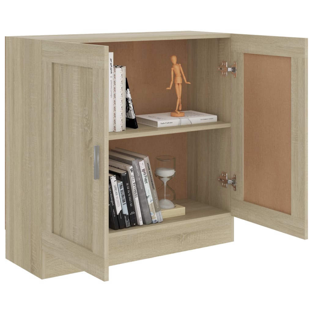 Ormarić za knjige boja hrasta 82,5x30,5x80 cm konstruirano drvo