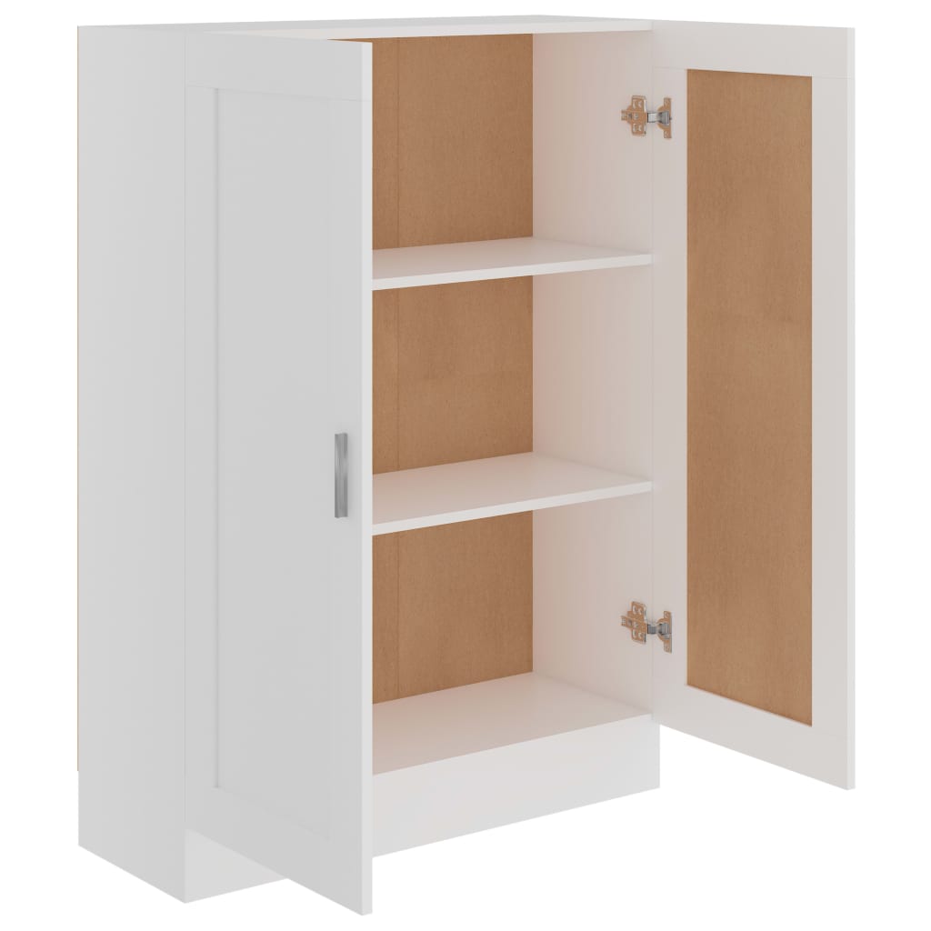 Ormarić za knjige bijeli 82,5 x 30,5 x 115 cm konstruirano drvo