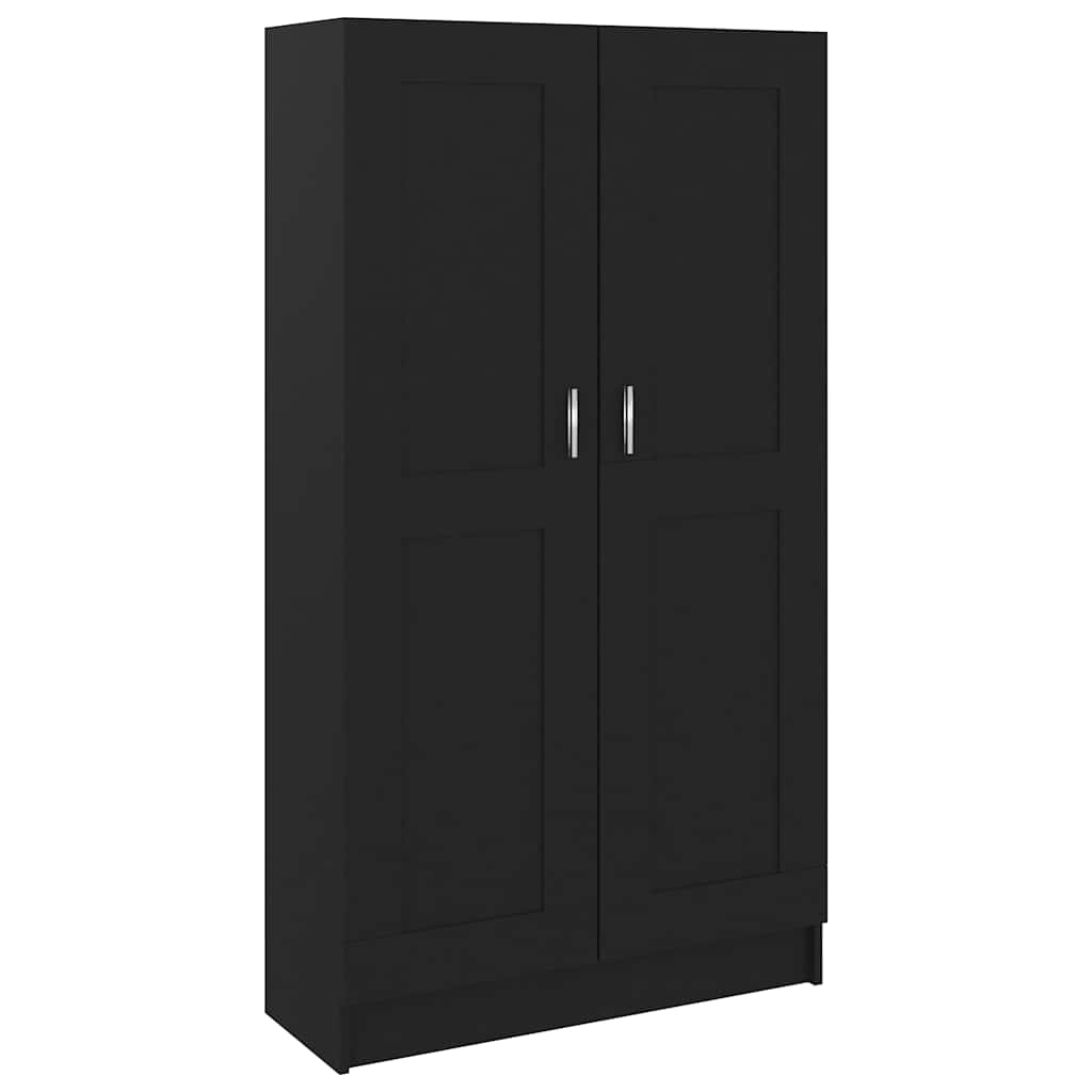 Ormarić za knjige crni 82,5 x 30,5 x 150 cm konstruirano drvo