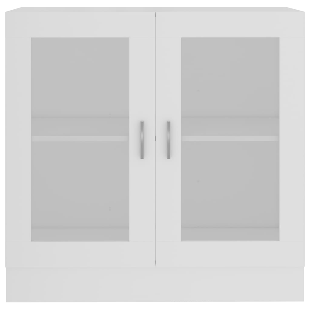 Vitrina bijela 82,5 x 30,5 x 80 cm konstruirano drvo