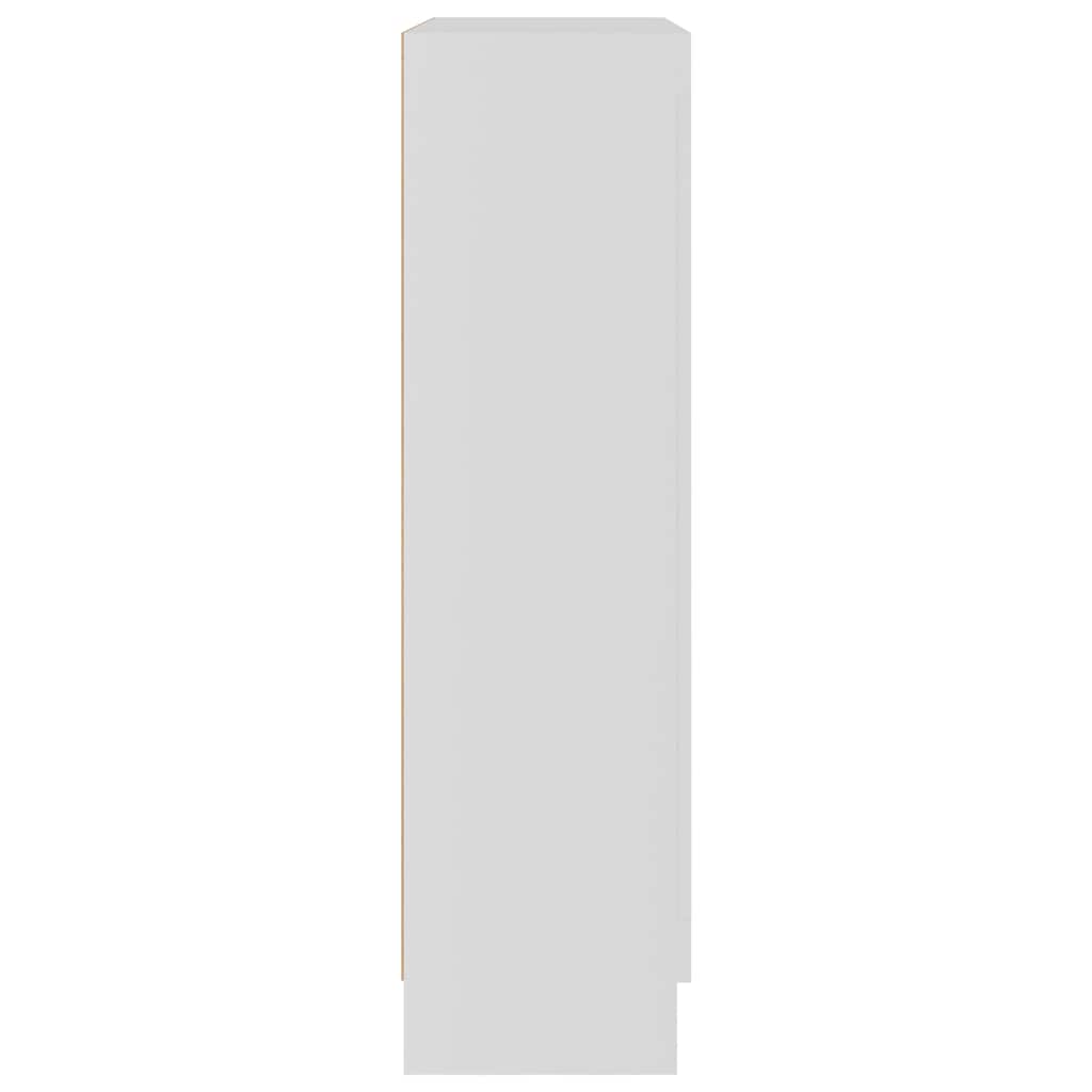 Vitrina bijela 82,5 x 30,5 x 115 cm konstruirano drvo
