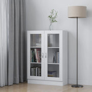 Vitrina bijela 82,5 x 30,5 x 115 cm konstruirano drvo