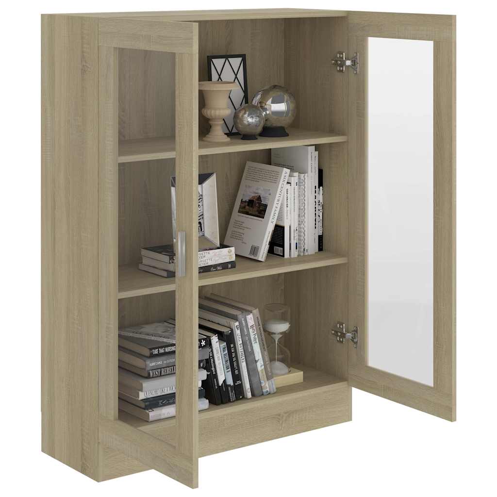 Vitrina boja hrasta sonome 82,5x30,5x115 cm konstruirano drvo