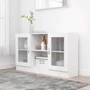 Vitrina bijela 120 x 30,5 x 70 cm konstruirano drvo