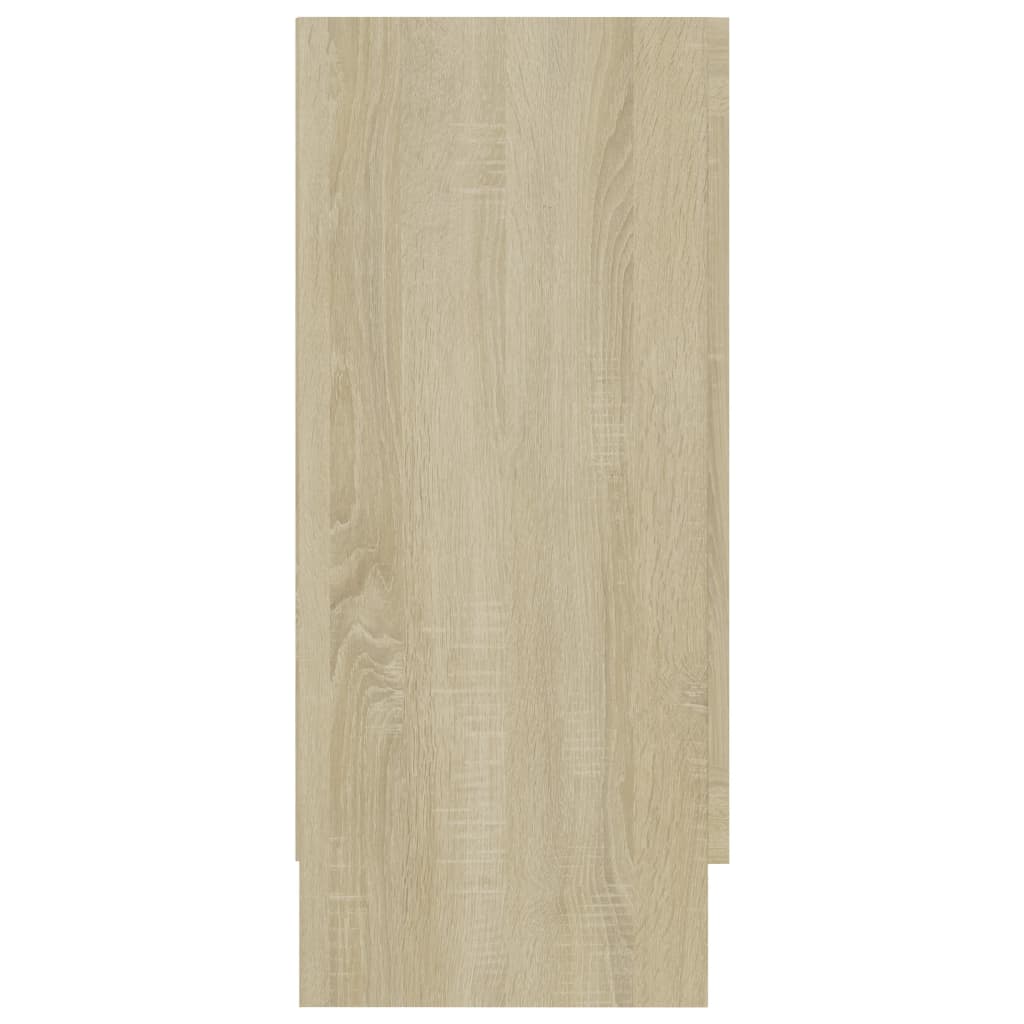 Vitrina boja hrasta sonome 120 x 30,5 x 70 cm konstruirano drvo