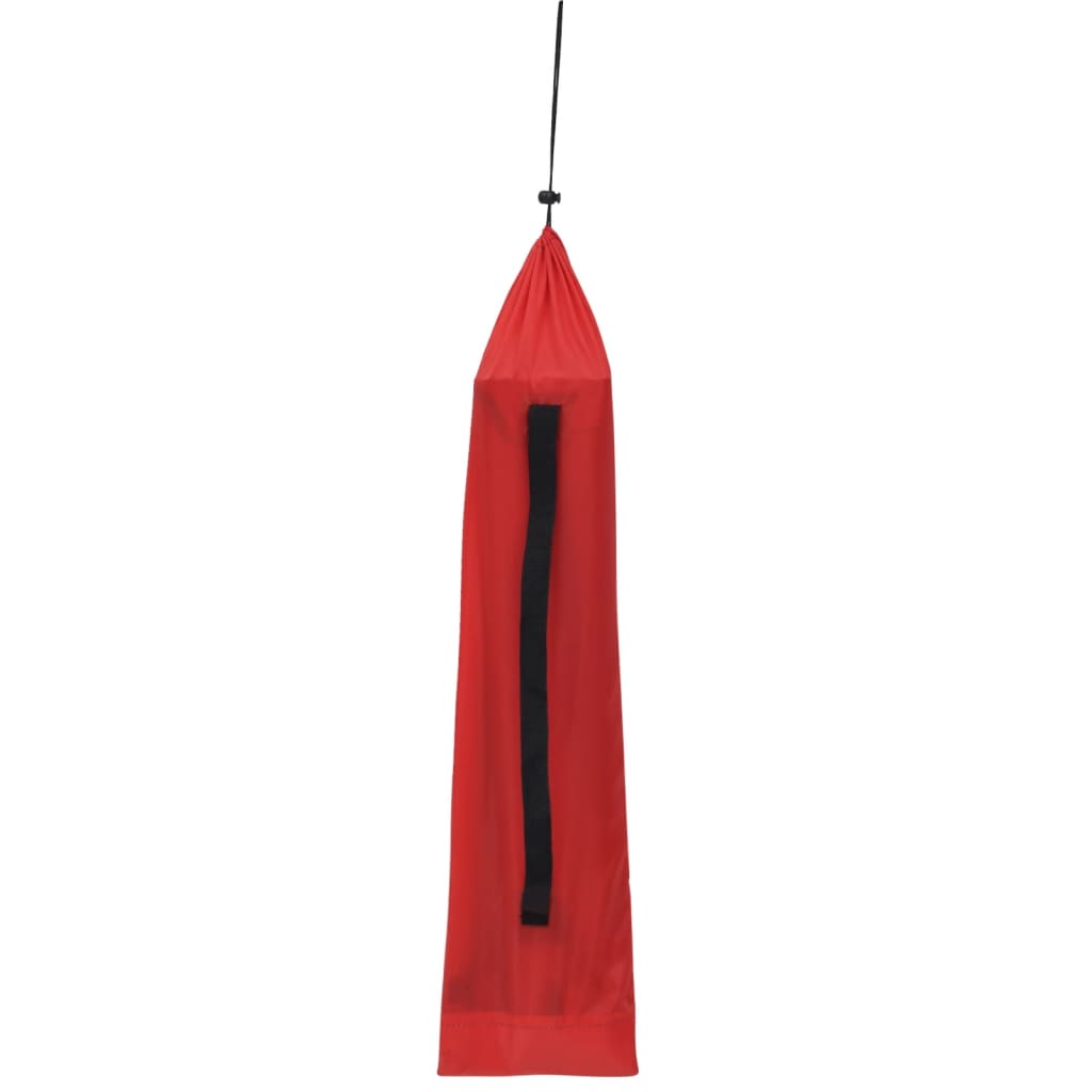 Krevet za kampiranje 180x60x19 cm od tkanine i čelika crveni