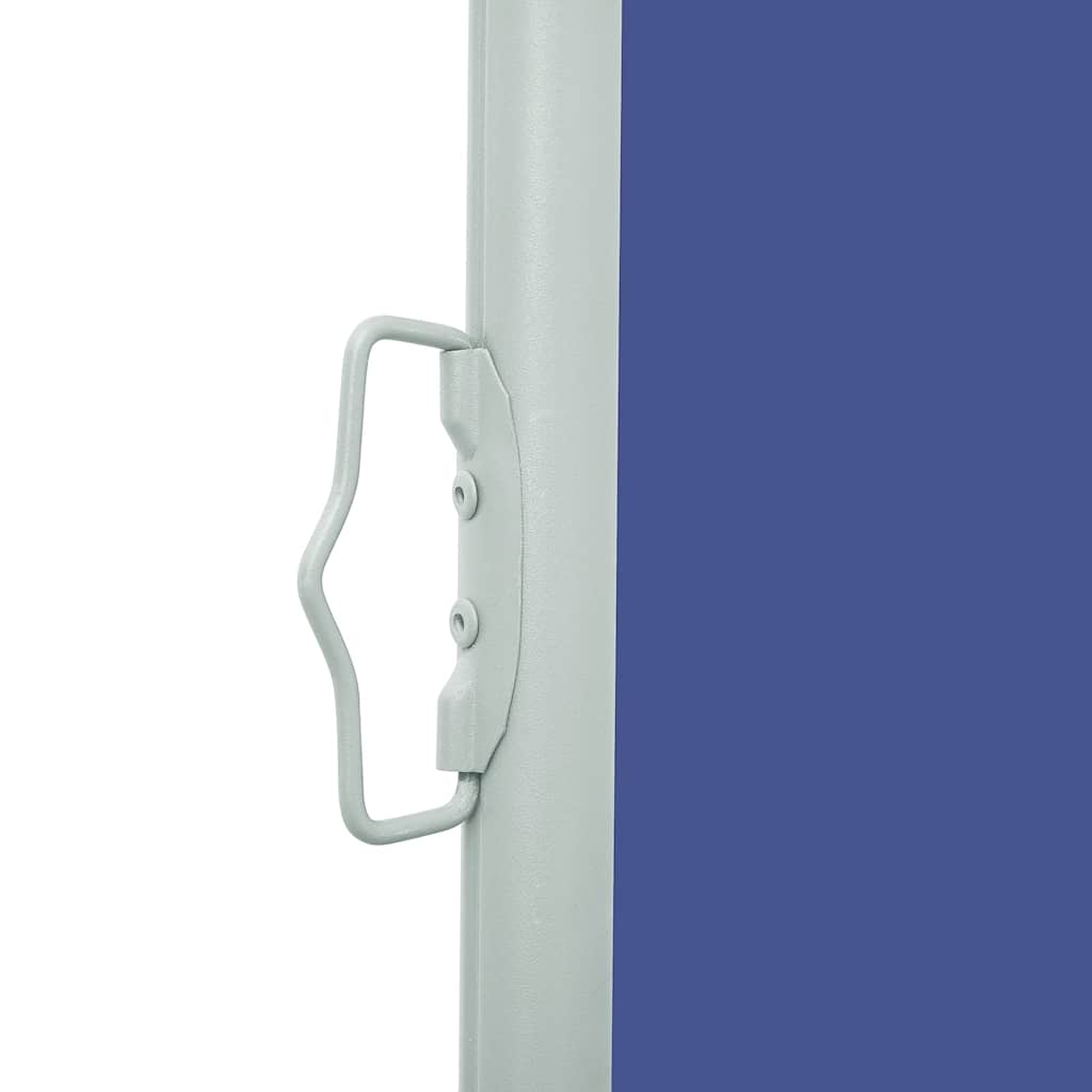 Uvlačiva bočna tenda za terasu 140 x 600 cm plava
