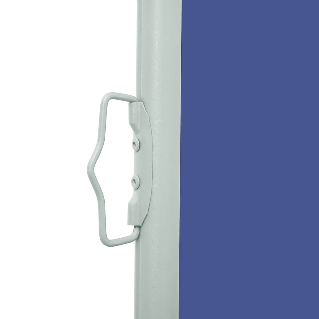 Uvlačiva bočna tenda za terasu 600 x 160 cm plava