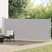 Uvlačiva bočna tenda za terasu 600 x 160 cm siva