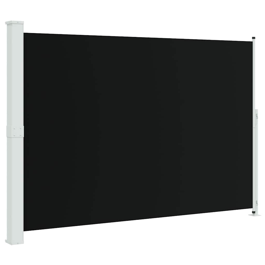 Uvlačiva bočna tenda za terasu 200 x 300 cm crna