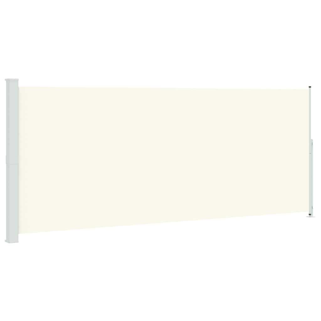 Uvlačiva bočna tenda za terasu 200 x 500 cm krem