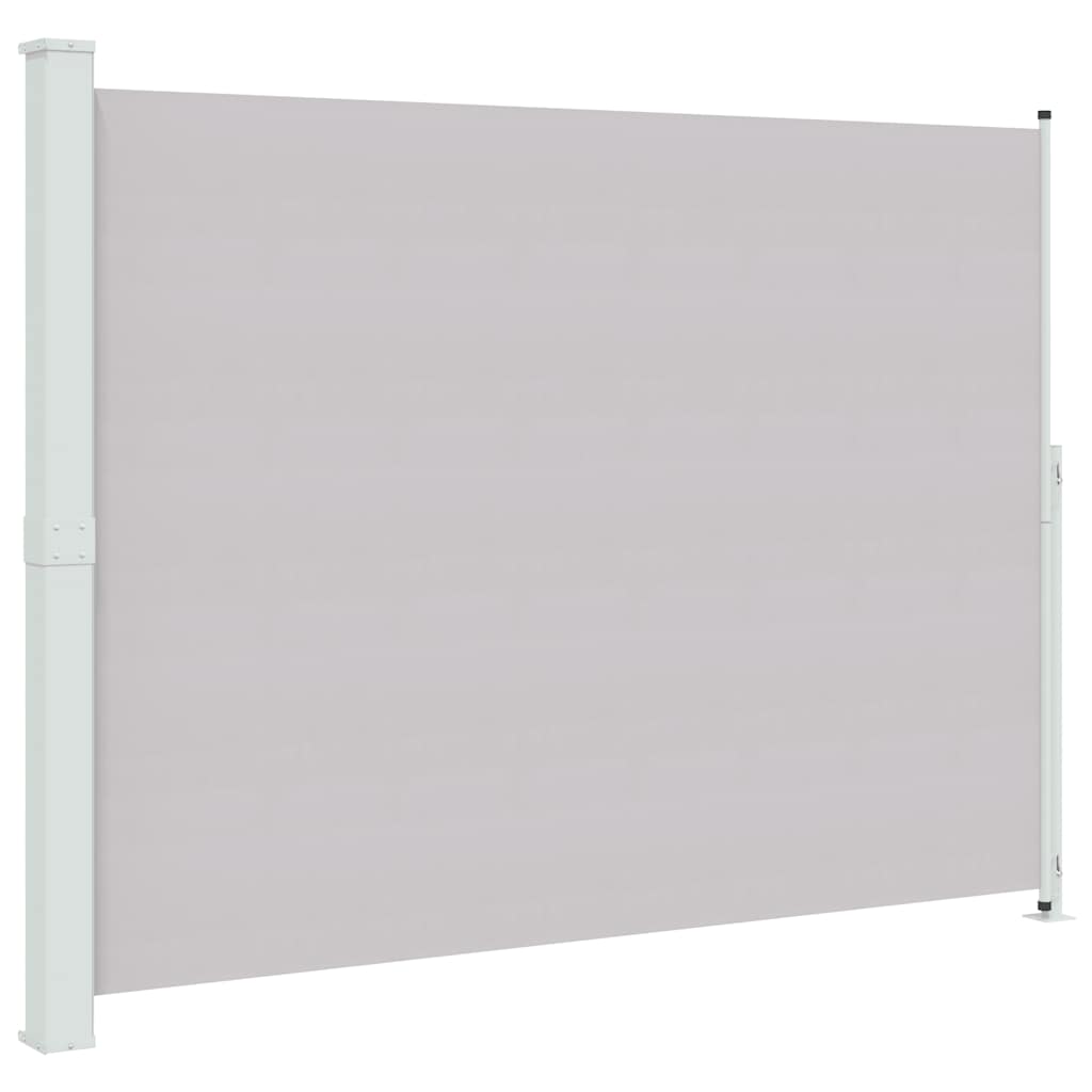 Uvlačiva bočna tenda za terasu 220 x 300 cm siva