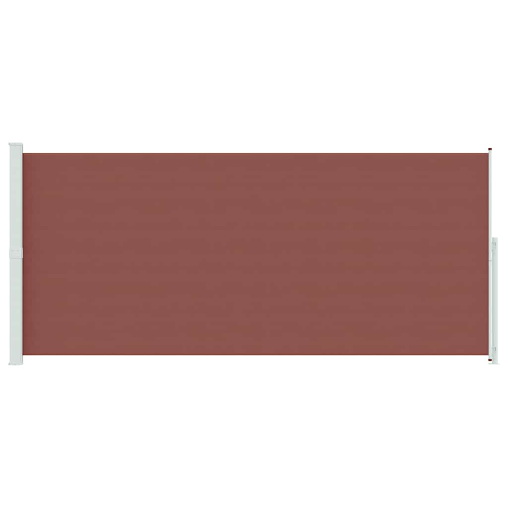 Uvlačiva bočna tenda za terasu 220 x 500 cm smeđa