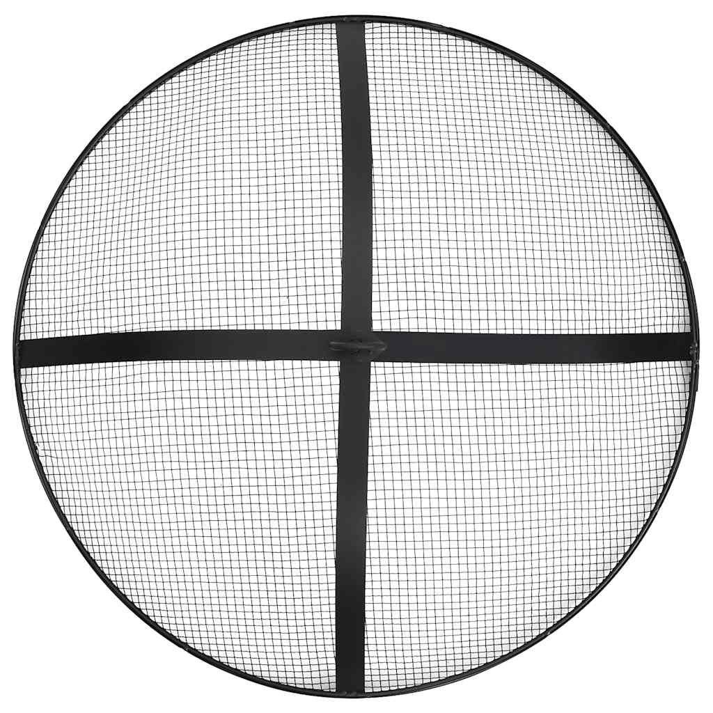 Posuda za vatru sa žaračem 54 x 54 x 55 cm čelična