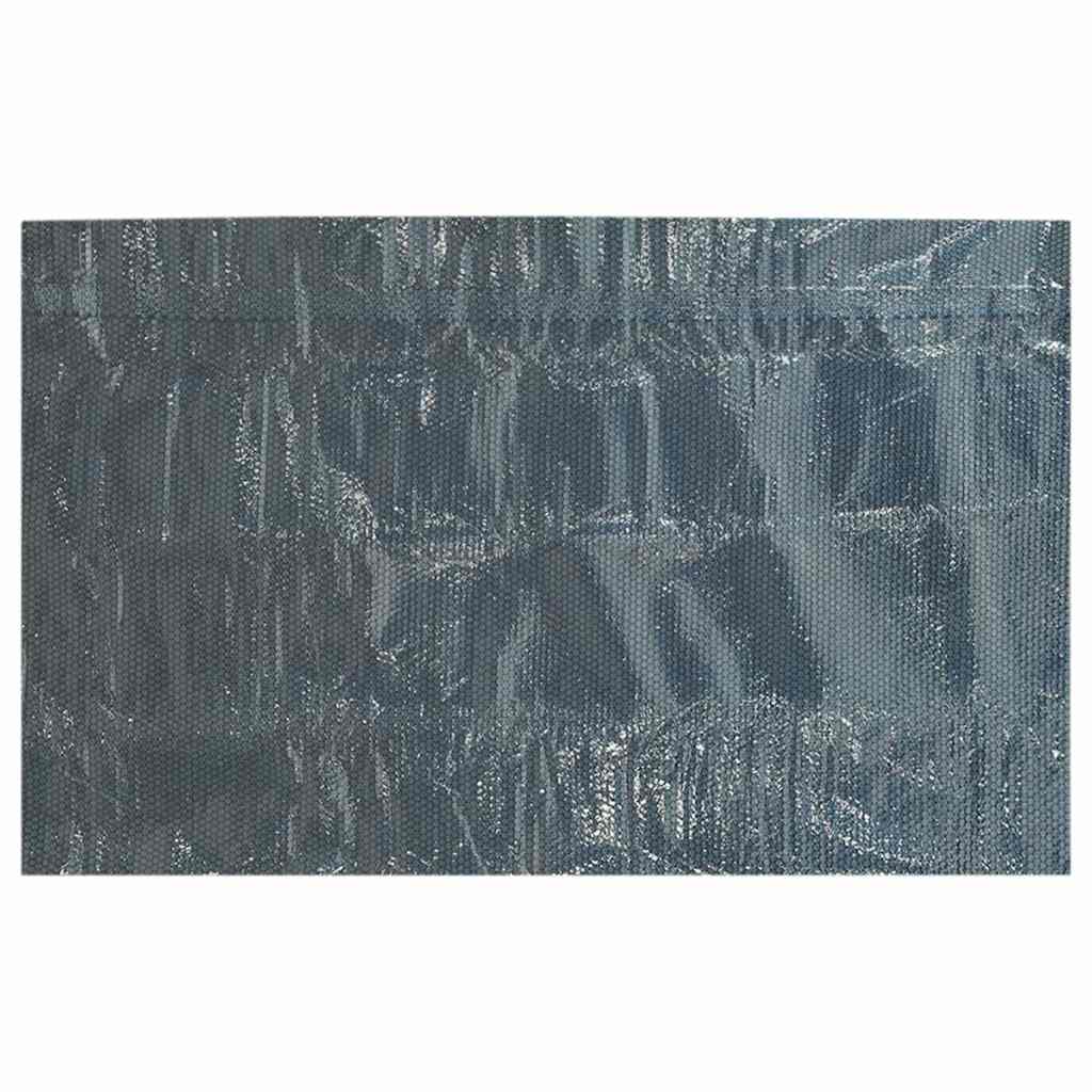 Plutajući PE solarni pokrov za bazen 300 x 200 cm crno-plavi