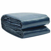 Plutajući PE solarni pokrov za bazen 1000 x 600 cm crno-plavi