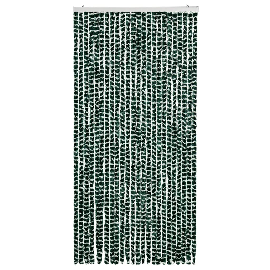 Zastor protiv insekata zeleno-bijeli 100 x 220 cm šenil