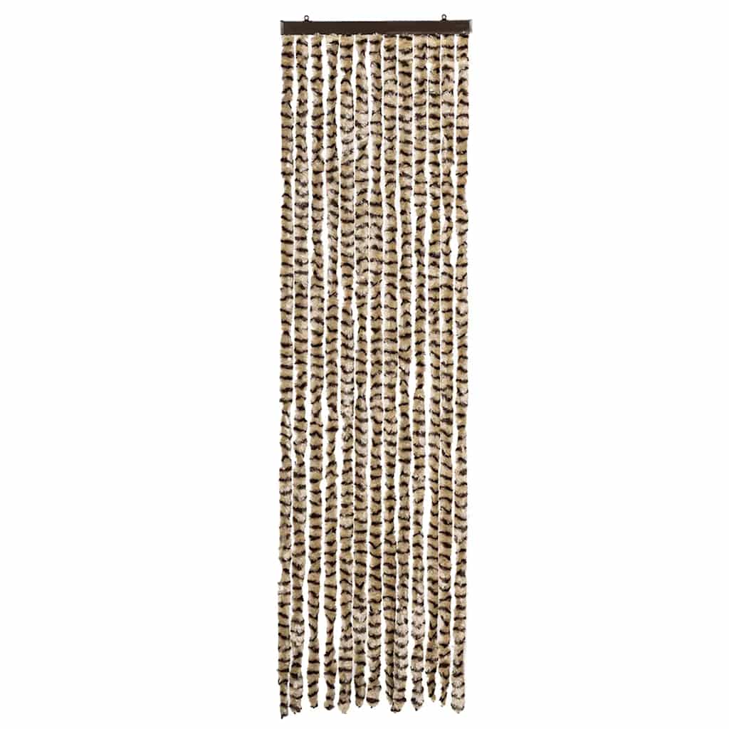 Zastor protiv insekata bež-smeđi 56 x 185 cm šenil