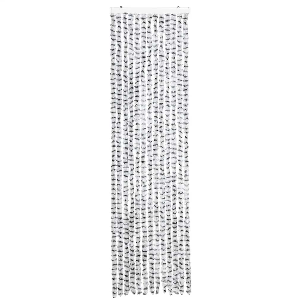 Zastor protiv insekata svjetlosivi/tamnosivi 56 x 185 cm šenil