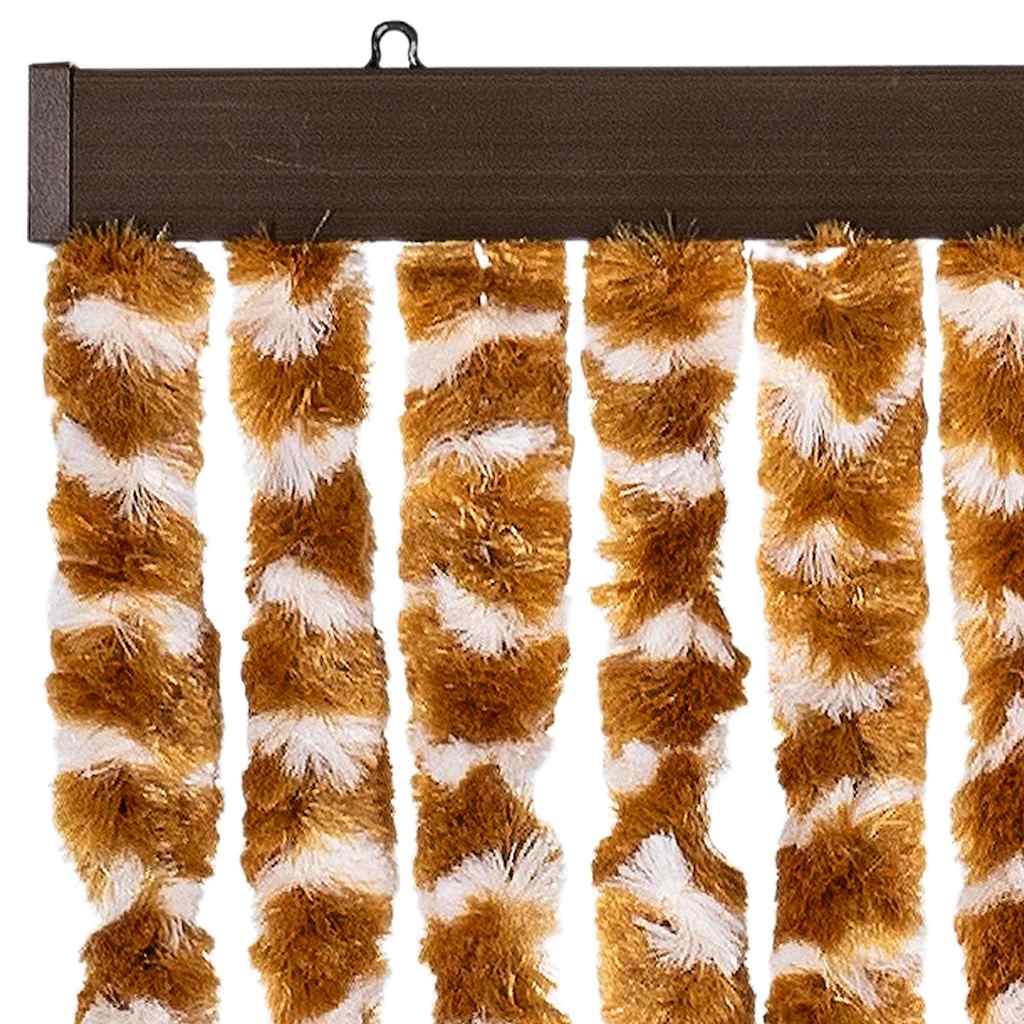 Zastor protiv insekata oker-bijeli 56 x 185 cm šenil