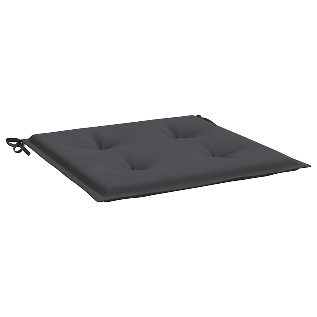 Jastuci za vrtne stolice 6 kom antracit 40x40x4 cm od tkanine