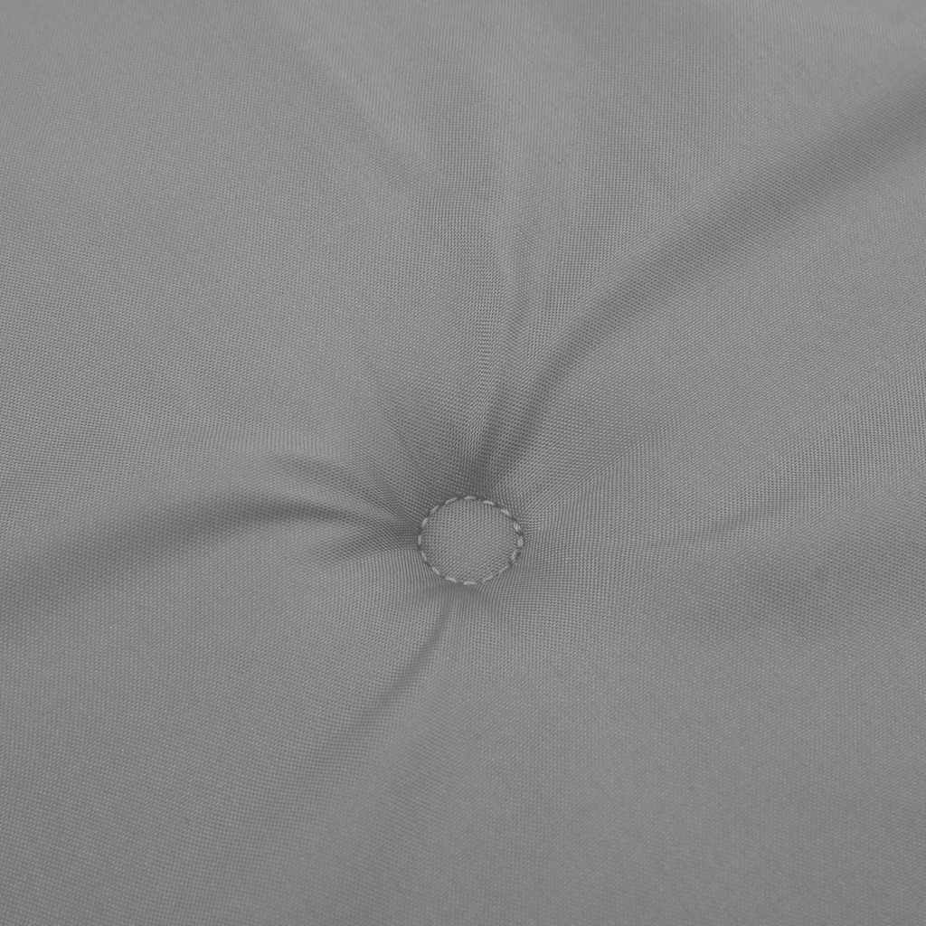 Jastuci za vrtne stolice 2 kom sivi 40x40x4 cm od tkanine