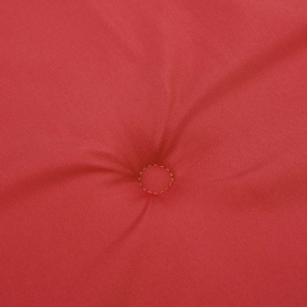 Jastuci za vrtne stolice 2 kom crveni 40x40x4 cm od tkanine