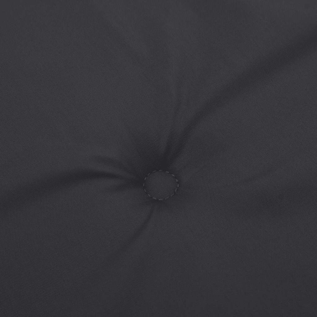 Jastuci za vrtne stolice 6 kom crni 40x40x4 cm od tkanine