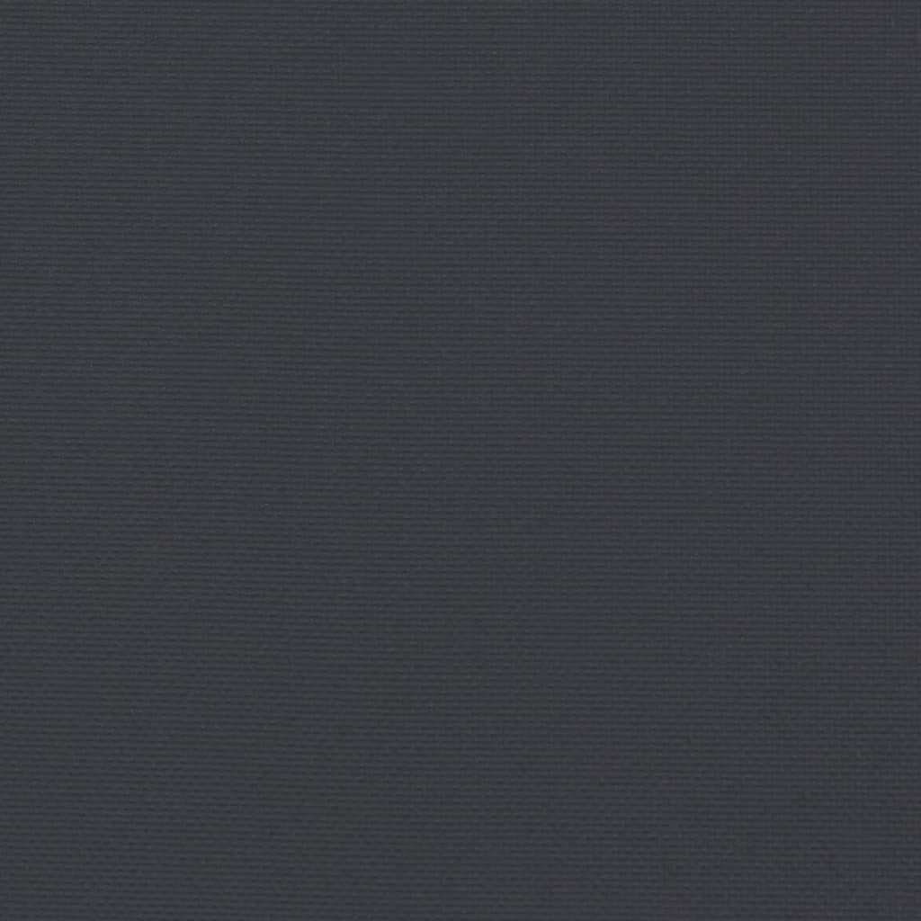 Jastuci za vrtne stolice 6 kom crni 50x50x4 cm tkanina Oxford