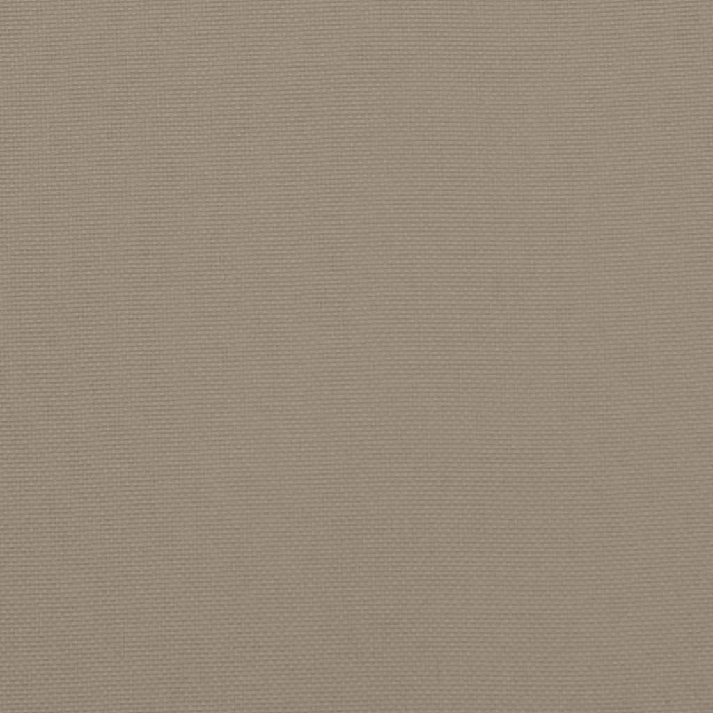 Jastuci za vrtne stolice 4 kom smeđesivi 50x50x4 cm od tkanine