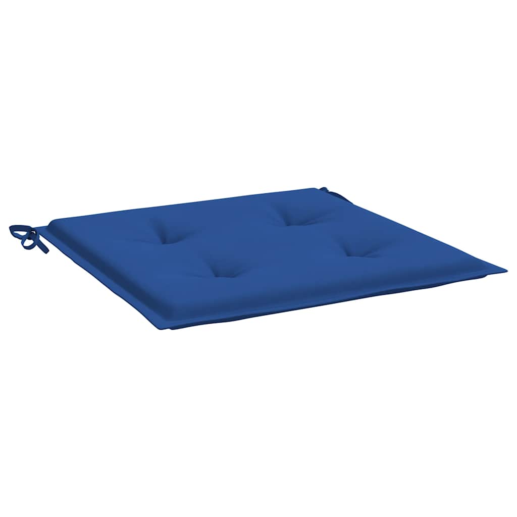 Jastuci za vrtne stolice 2 kom plavi 50x50x4 cm od tkanine