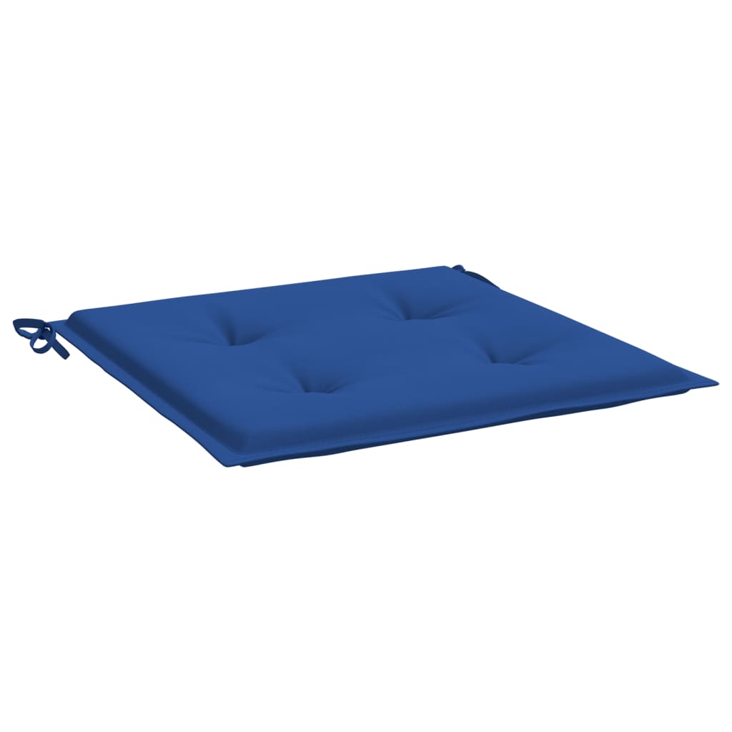 Jastuci za vrtne stolice 4 kom plavi 50 x 50 x 4 cm od tkanine