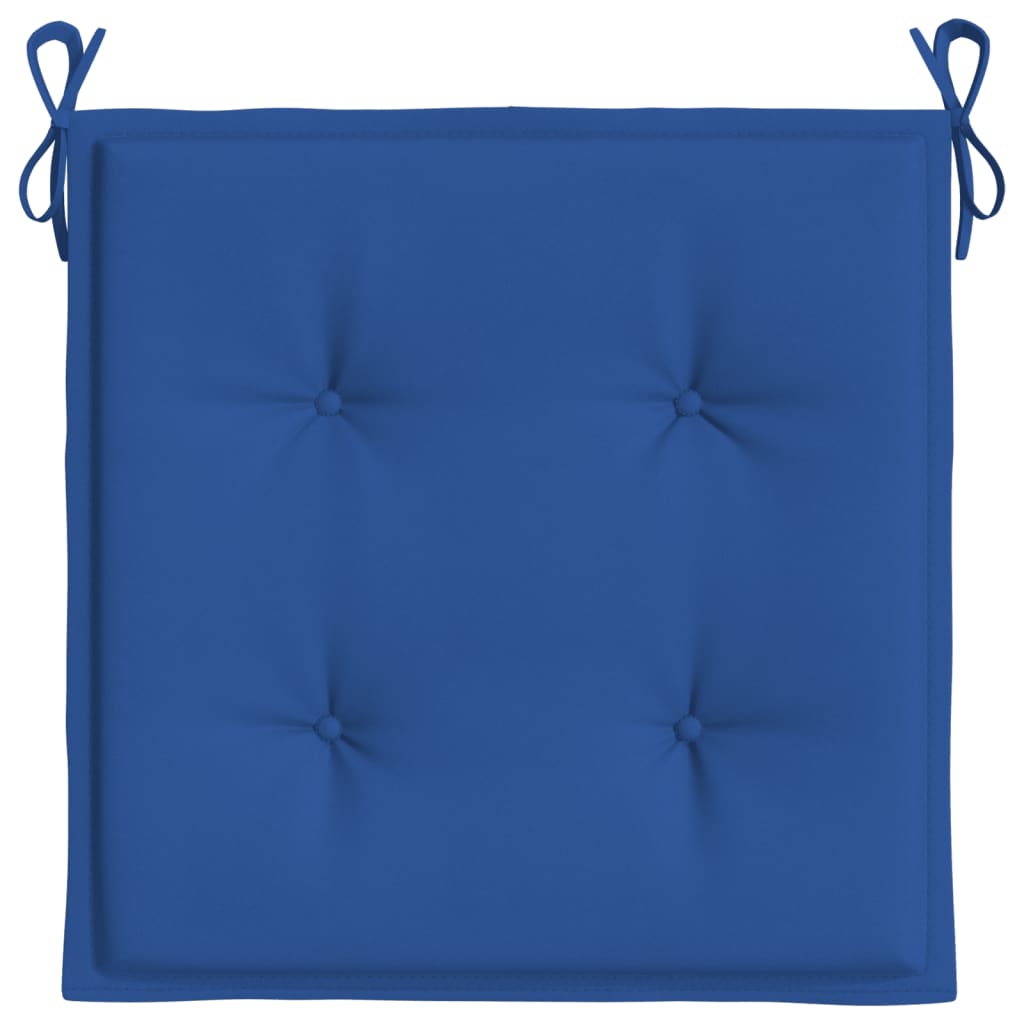 Jastuci za vrtne stolice 4 kom plavi 50 x 50 x 4 cm od tkanine
