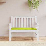 Jastuk za vrtnu klupu jarkozeleni 100x50x3 cm od tkanine Oxford