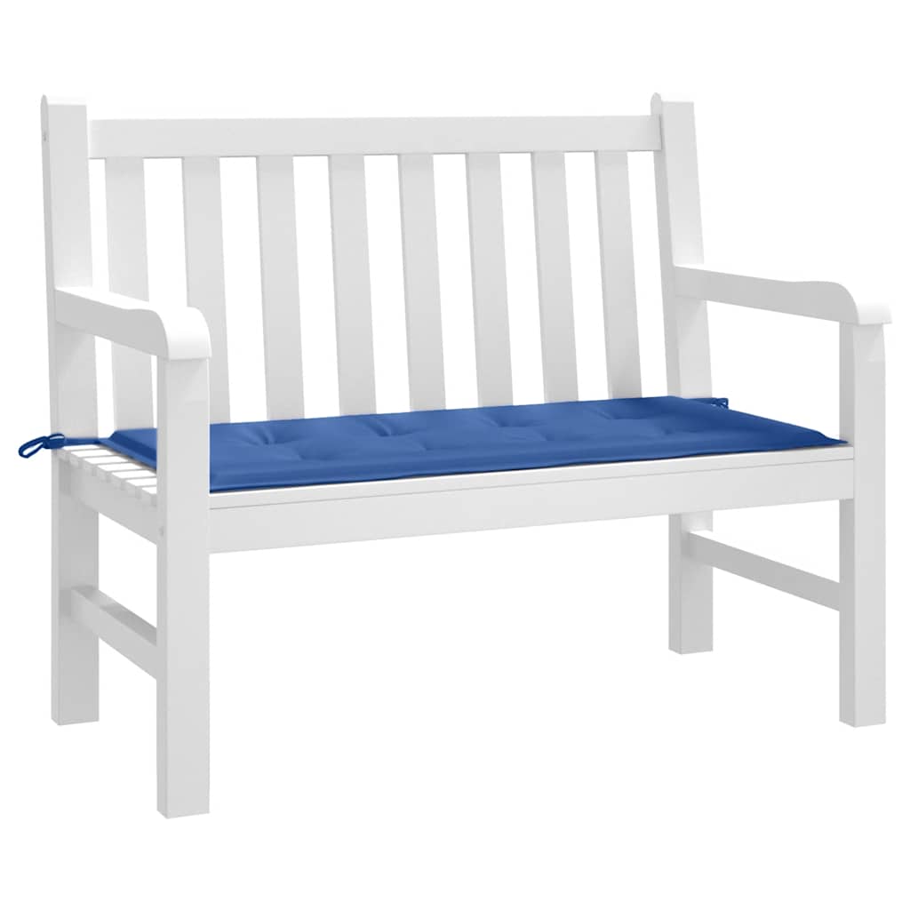 Jastuk za vrtnu klupu plavi 120x50x4 cm od tkanine Oxford