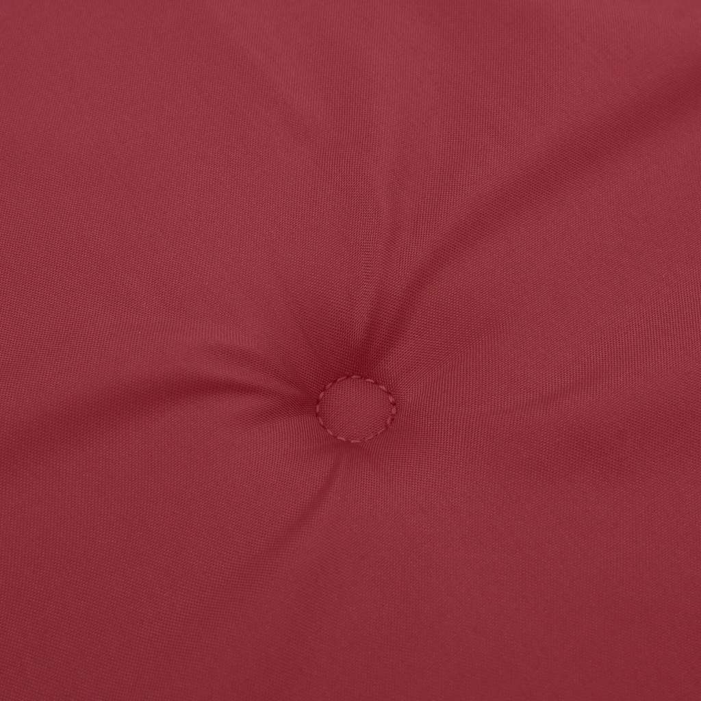 Jastuk za vrtnu klupu boja vina 150x50x4 cm tkanina Oxford