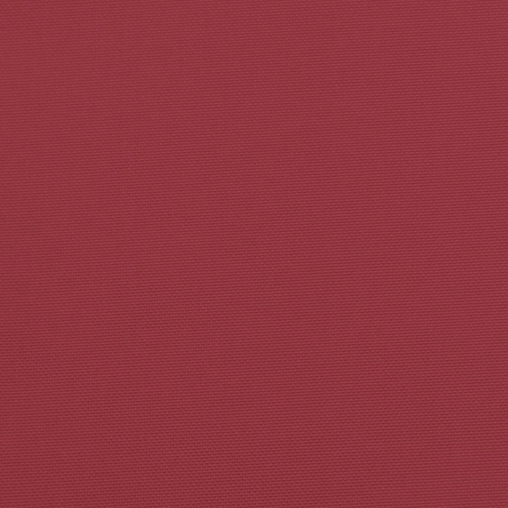 Jastuk za vrtnu klupu boja vina 150x50x4 cm tkanina Oxford