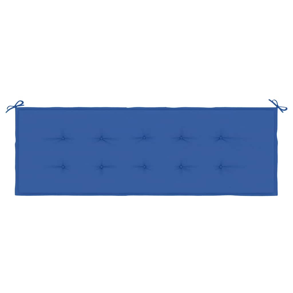 Jastuk za vrtnu klupu plavi 150 x 50 x 3 cm od tkanine Oxford