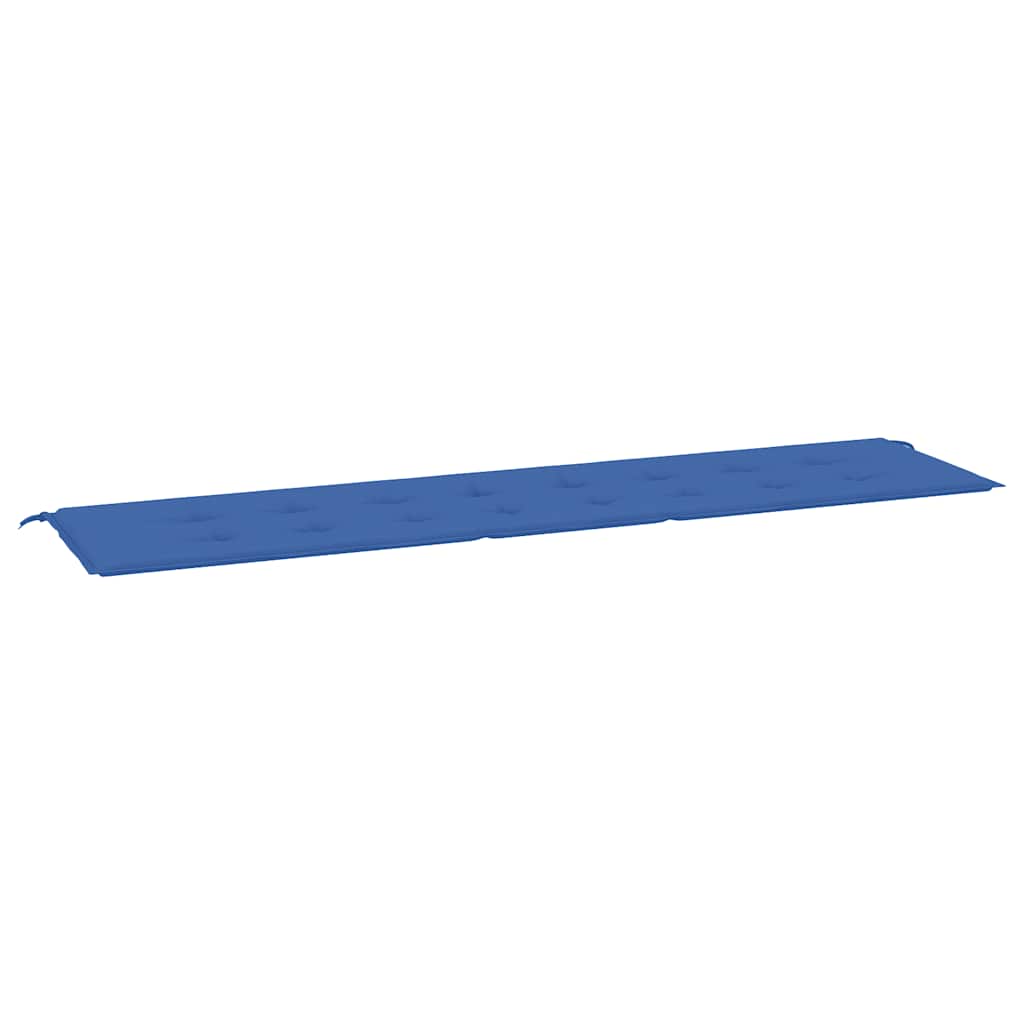 Jastuk za vrtnu klupu plavi 200x50x4 cm od tkanine Oxford