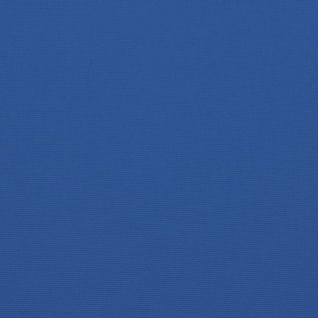Jastuci za vrtne stolice 2 kom plavi 120 x 50 x 3 cm od tkanine
