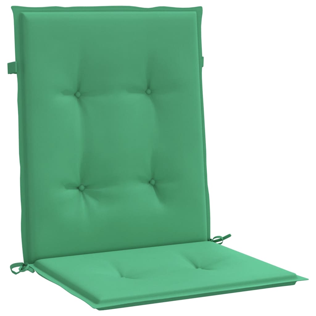 Jastuci za vrtne stolice 6 kom zeleni 100x50x3 cm od tkanine