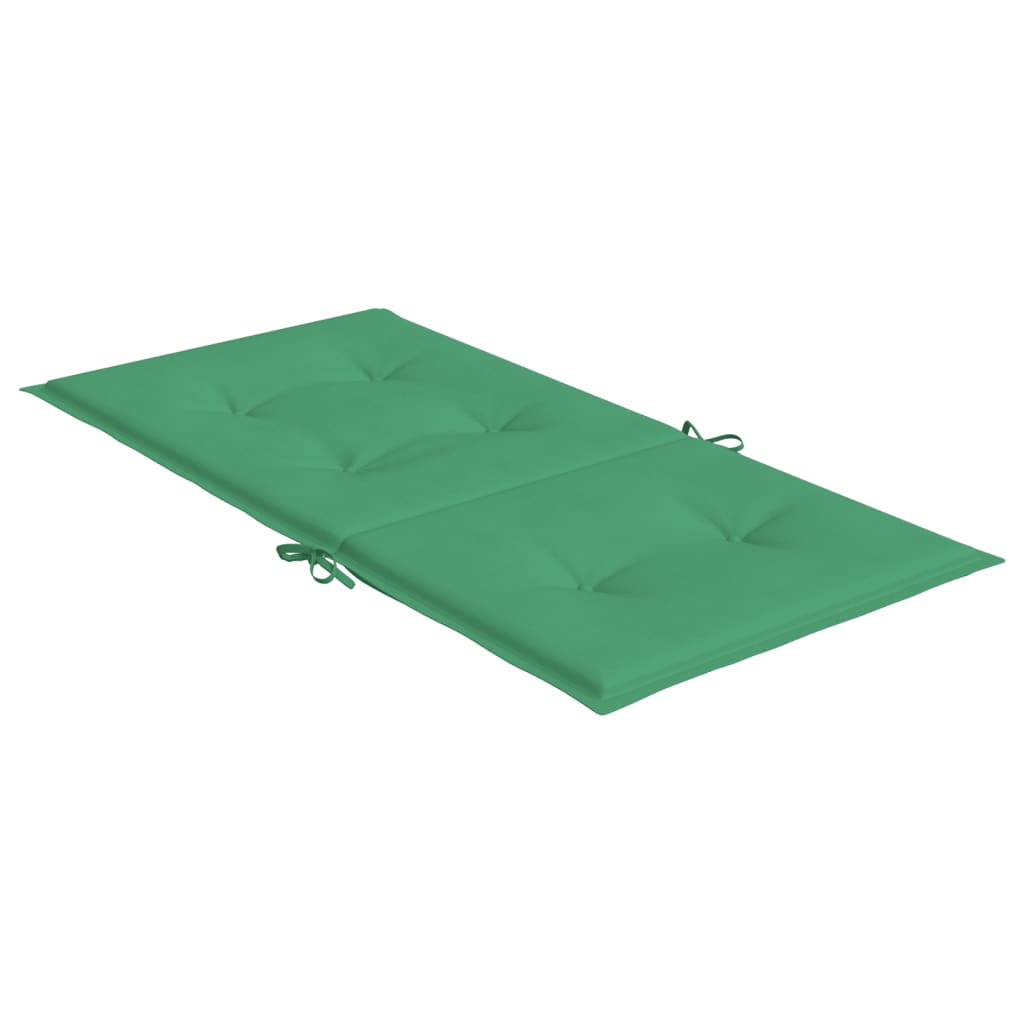 Jastuci za vrtne stolice 6 kom zeleni 100x50x3 cm od tkanine
