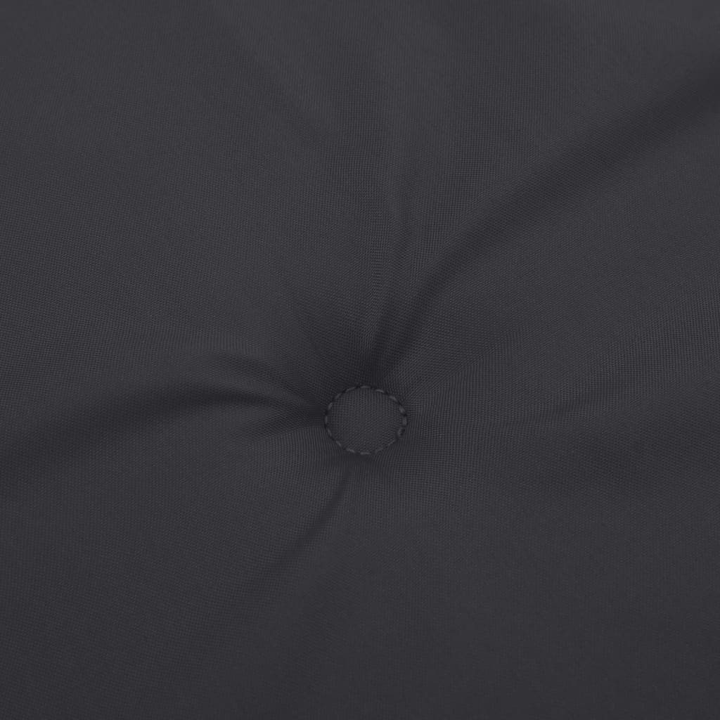 Jastuci za vrtne stolice 6 kom crni 100 x 50 x 3 cm od tkanine