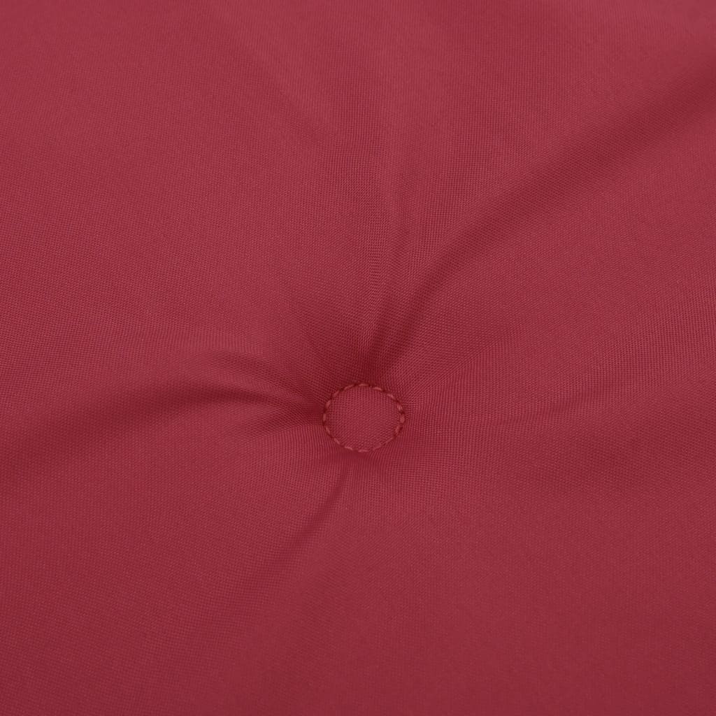 Jastuci za vrtne stolice 4 kom boja vina 100x50x3 cm od tkanine