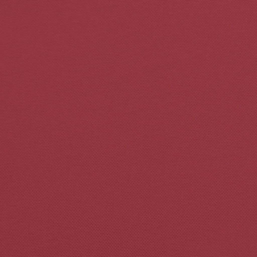 Jastuci za vrtne stolice 6 kom boja vina 100x50x3 cm od tkanine
