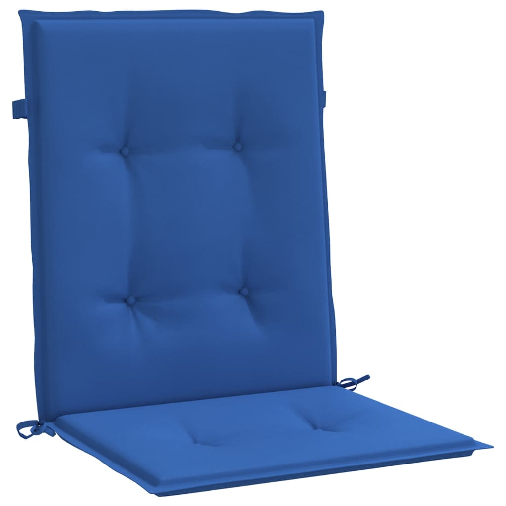 Jastuci za vrtne stolice 2 kom plavi 100 x 50 x 3 cm od tkanine