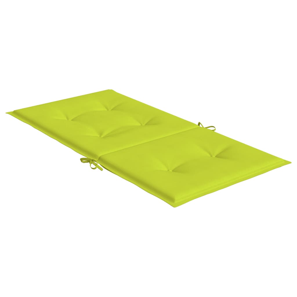 Jastuci za vrtne stolice 6 kom svjetlozeleni 100x50x3cm tkanina