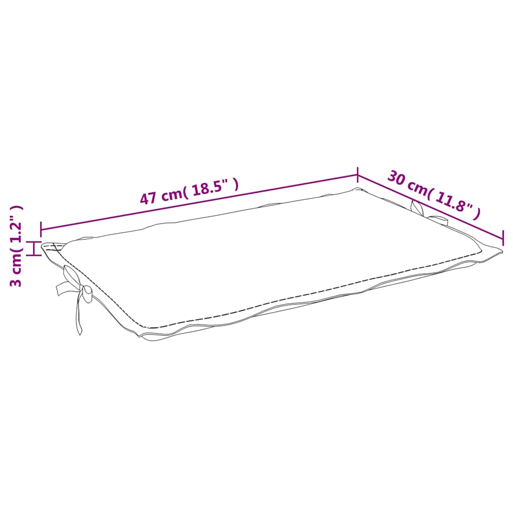 Jastuk za ležaljku krem 186x58x4 cm od tkanine Oxford