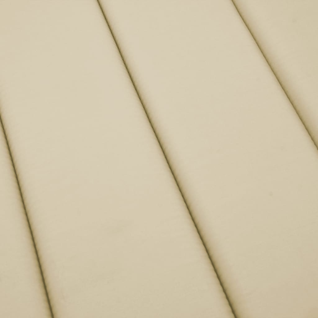 Jastuk za ležaljku bež 200 x 50 x 3 cm od tkanine Oxford